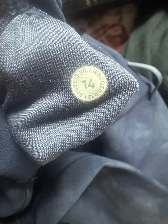 Lululemon Wunder Train High-Rise Tight 25" *Diamond Dye Naval Blue Size 14 - Picture 6 of 6